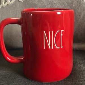 Rae Dunn naughty/nice double-face mug